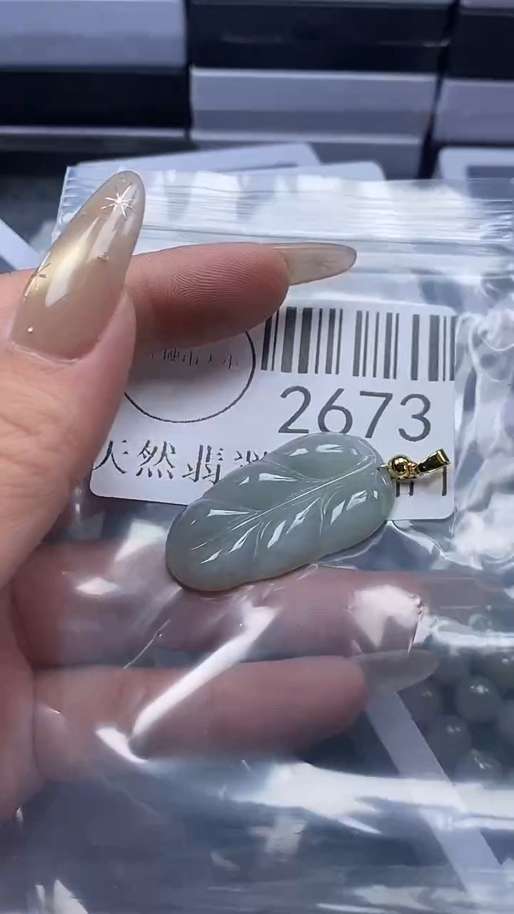 颈饰未镶嵌翡翠2673