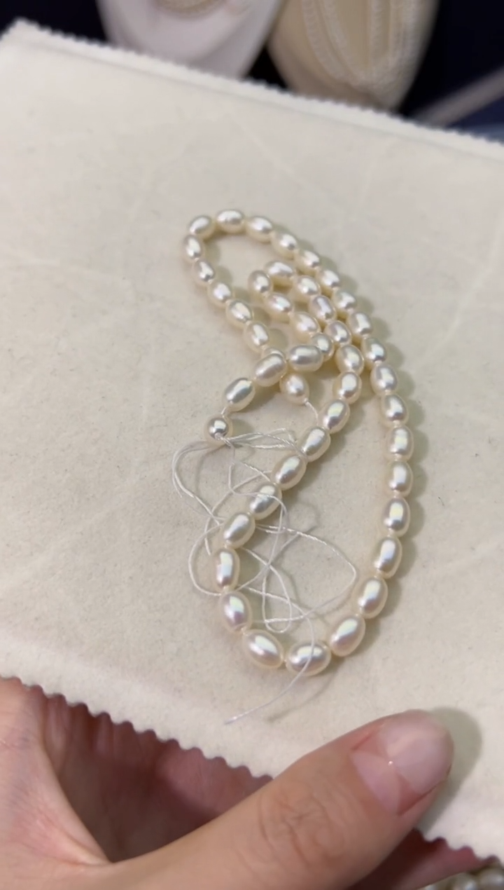 【闪购商品】淡水珍珠17未镶嵌强光*珍珠项链（6mm）