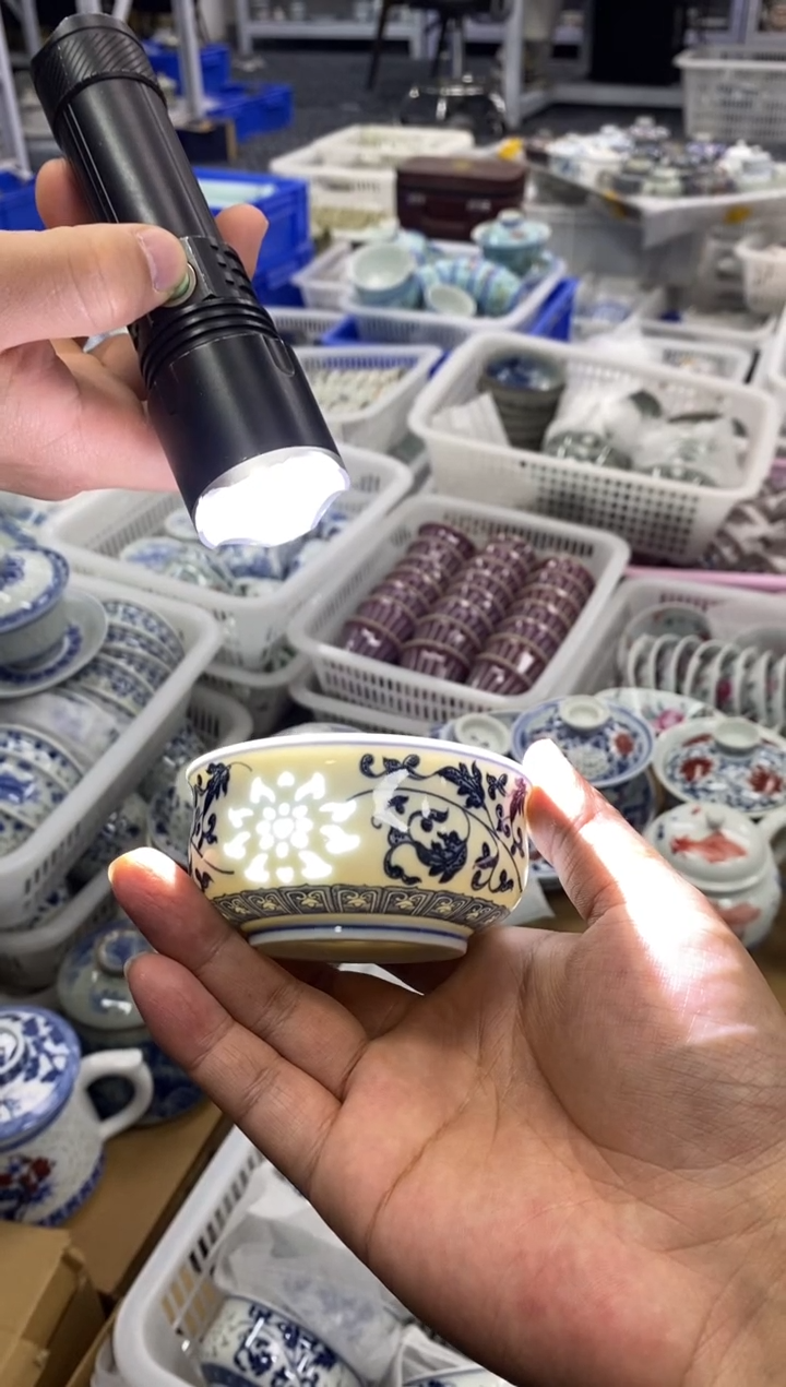 摆件陶景德陶瓷茶具容量约80