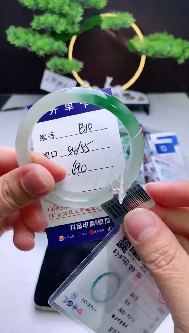 【闪购商品】石英质玉手镯未镶嵌【冰澜珠宝】-序号10