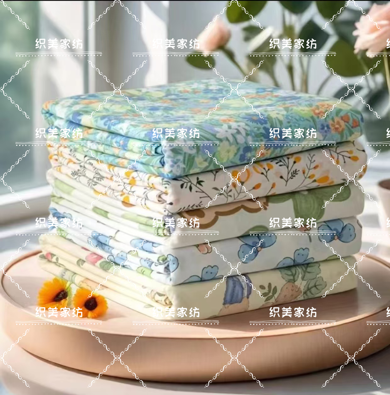 【织美】 床单 被罩 微瑕 听主播讲解为准