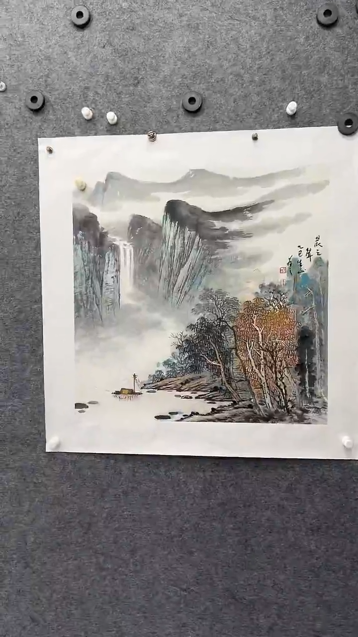 国画国画王生意山水