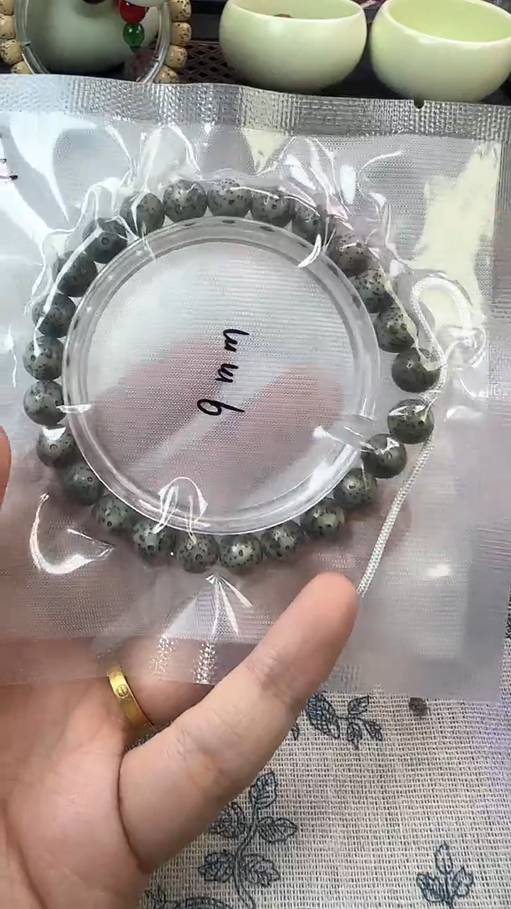 手串星月菩提10石玉料圆珠单圈9mm高透精工福利