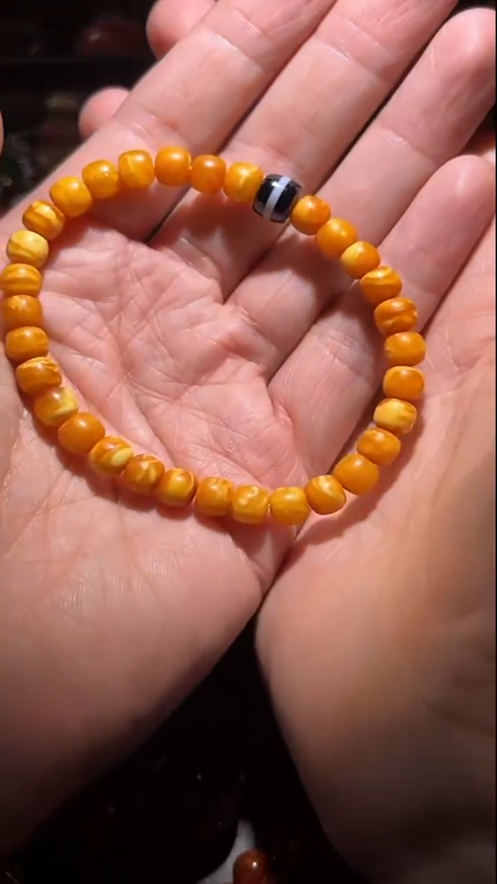 手串蜜蜡未镶嵌pz260102-61约7mm