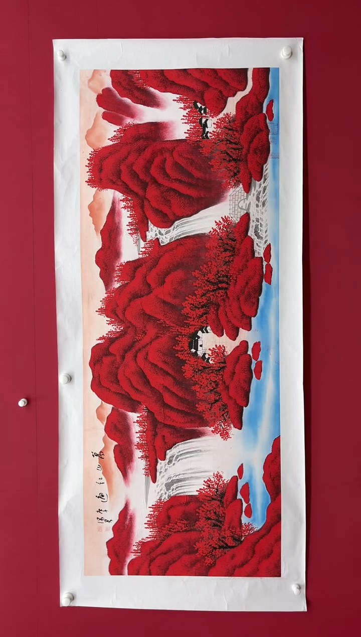 【闪购商品】国画吴-四尺山水/无框/W