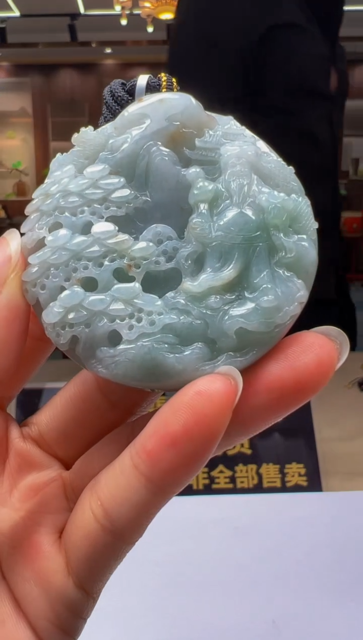 定制翡翠未镶嵌Q2025-6-23-39