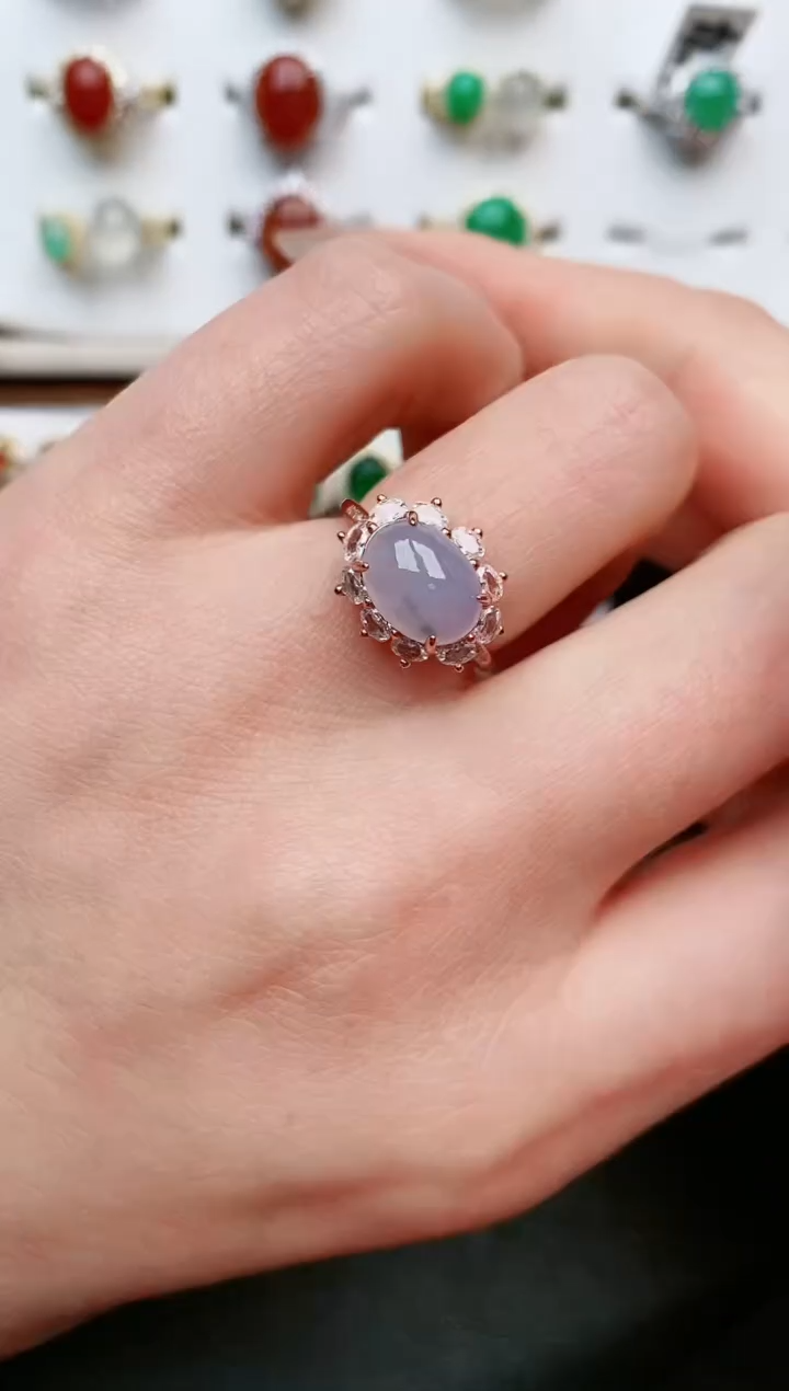 【闪购商品】翡翠戒指银S925镶嵌.....