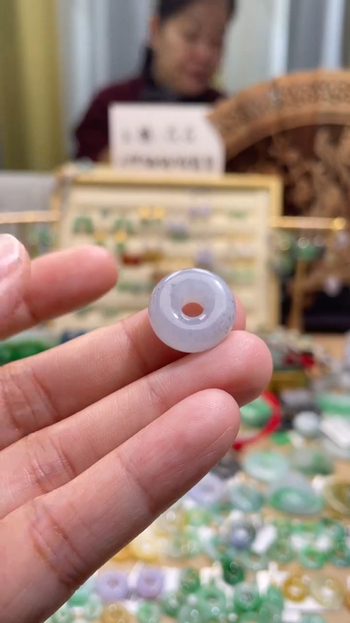 颈饰未镶嵌翡翠甜甜圈