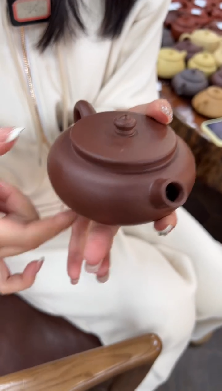 【闪购商品】紫砂茶壶【头哥手工壶】扁壶