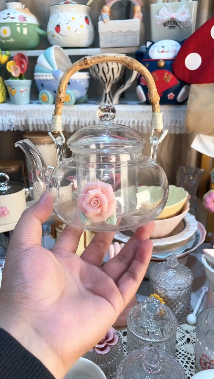 【闪购商品】瓷片提梁壶质量好发货快放心拍