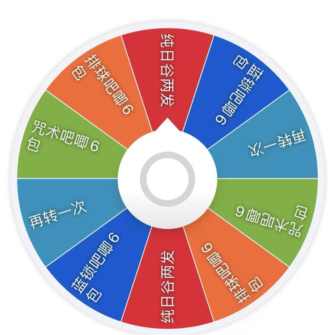 GD彩色大转盘【福利转盘】【欧欧转盘】日谷二创混池大小概率