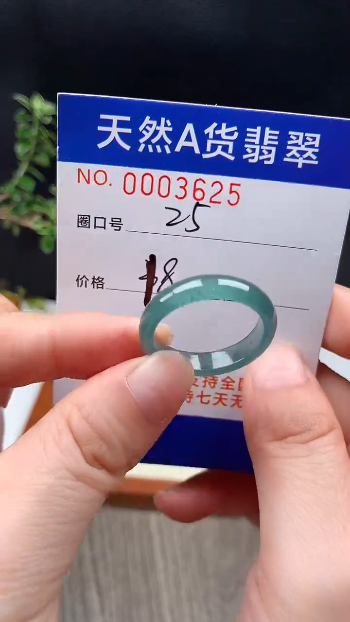 未镶嵌戒指翡翠25#