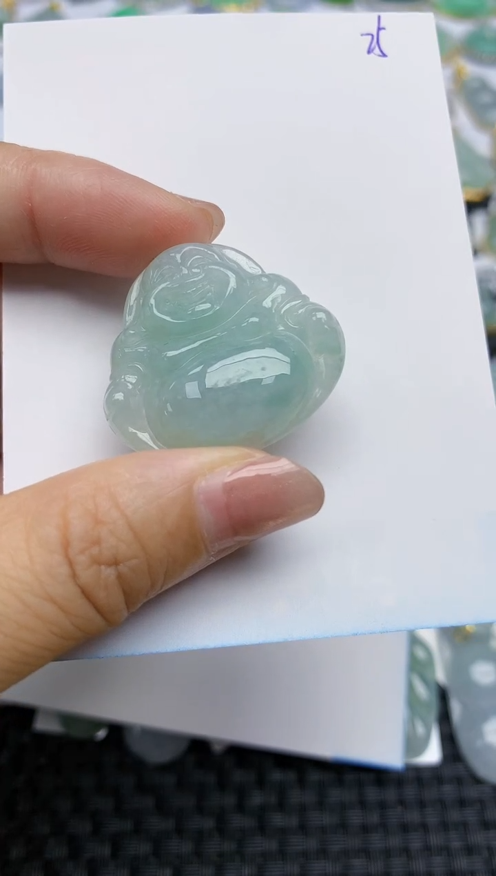 【闪购商品】翡翠颈饰18K金镶嵌天然A货翡翠 25