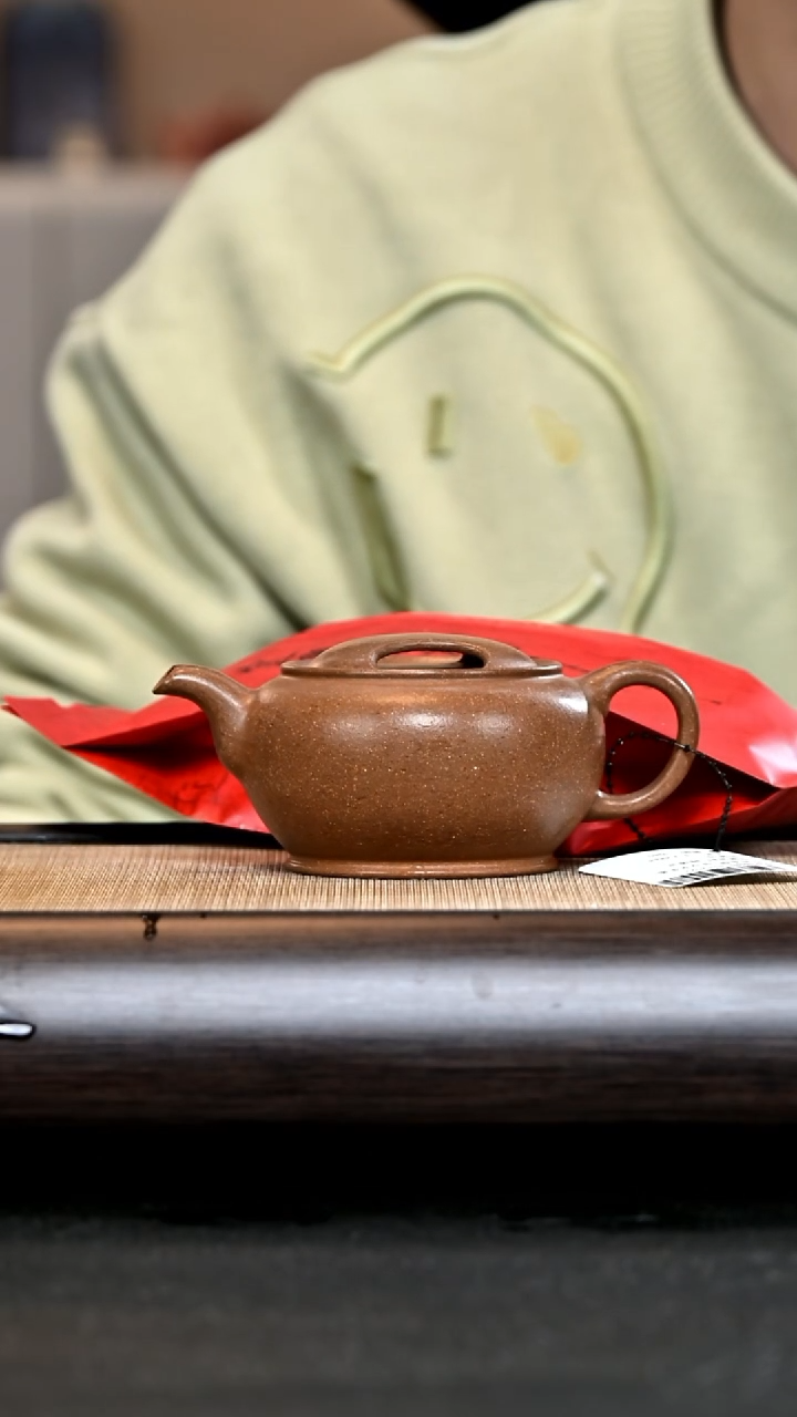 【闪购商品】紫砂茶壶PH12022 牛盖 桃花泥