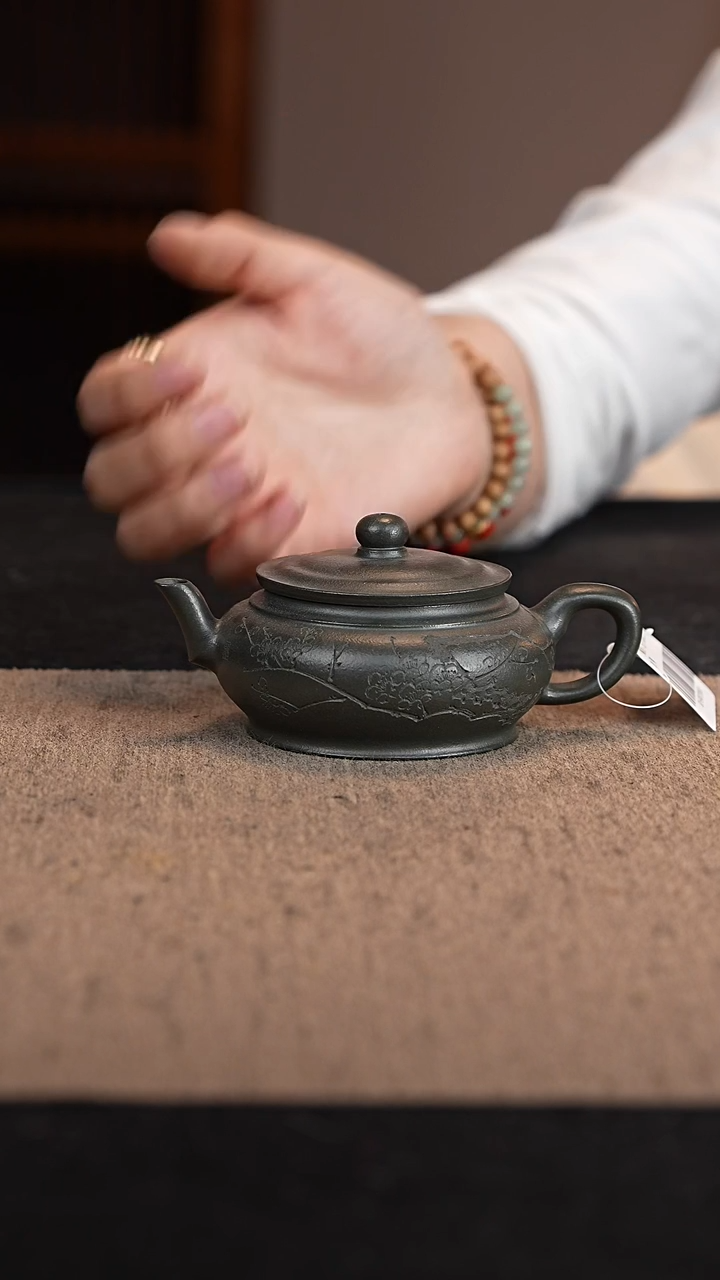 【闪购商品】紫砂茶壶君子兰涟漪
