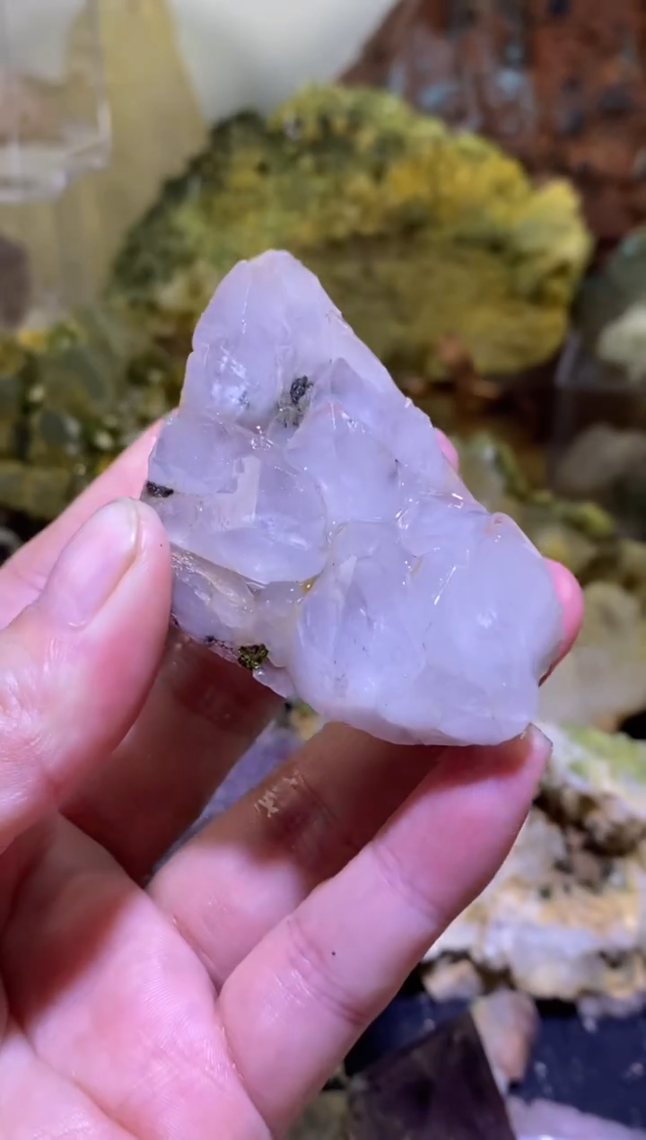 未镶嵌珠宝半成品水晶13号95g四川超七花园水晶