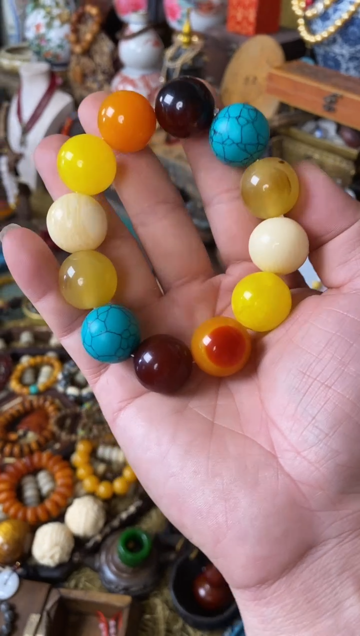 未镶嵌琥珀手链阿明甄选