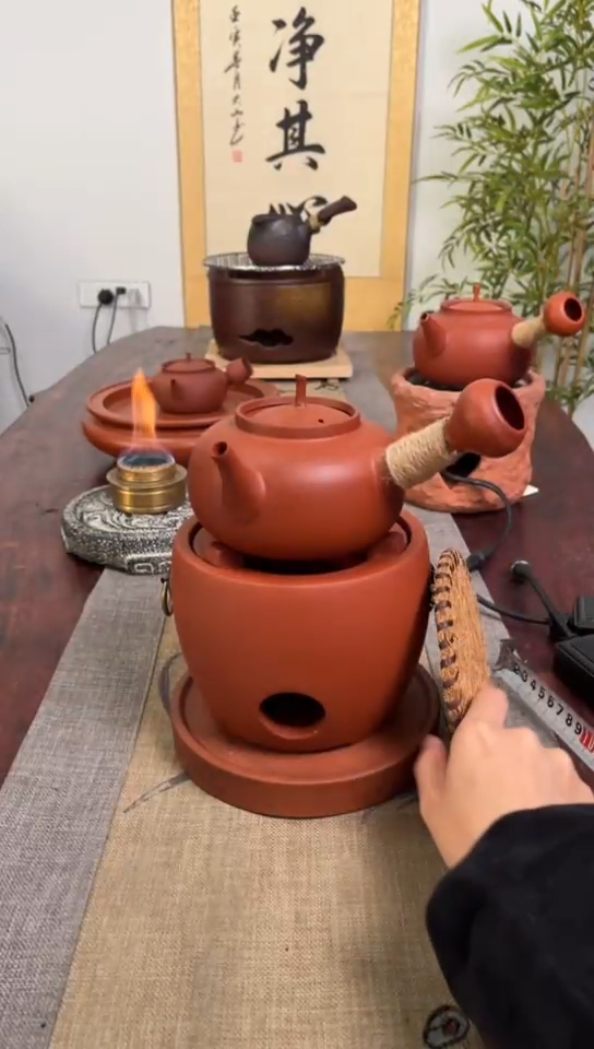 【闪购商品】圆口炉＋圆福砂铫（送炉垫＋棕垫）