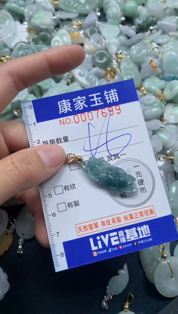 颈饰未镶嵌翡翠7699