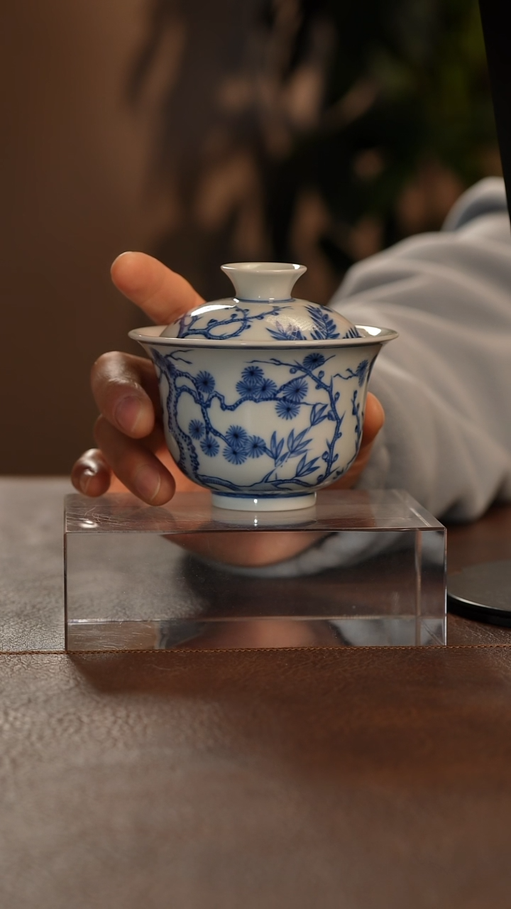 【闪购商品】瓷片青花瓷茶具斌芬陶瓷