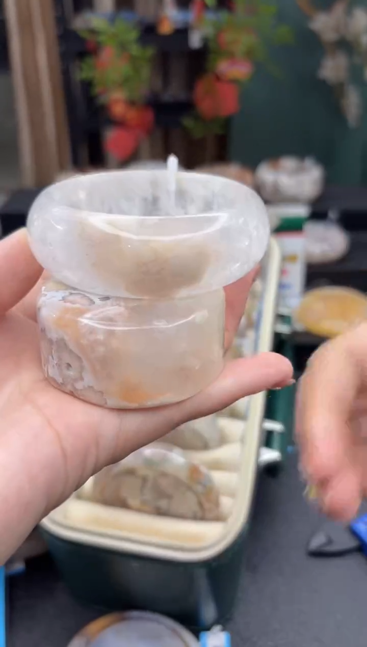 【闪购商品】石英质玉手镯未镶嵌730（55圈赠送镯心