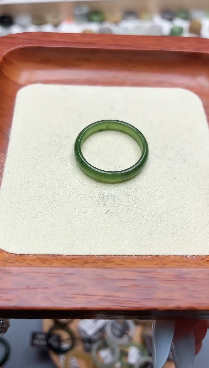 未镶嵌戒圈和田玉麓*19号