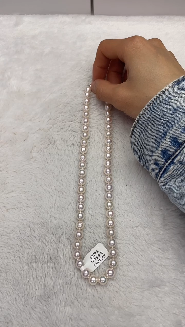 【闪购商品】海水珍珠颈饰未镶嵌AK8-8.5mm（多样性发一）