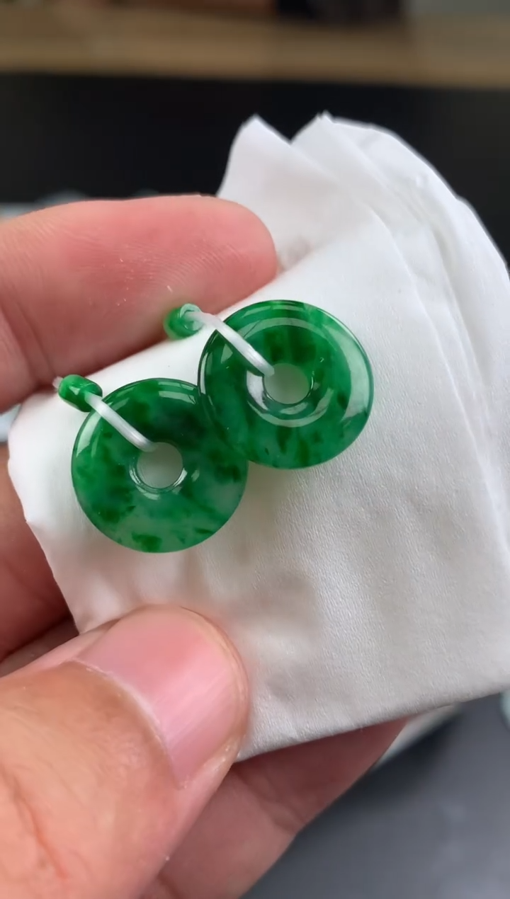 【闪购商品】定制翡翠未镶嵌甜甜圈