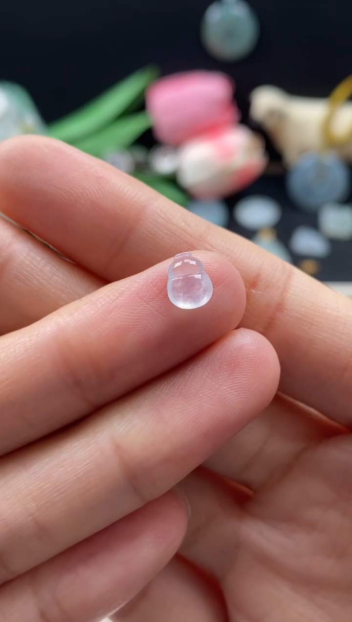 【闪购商品】翡翠颈饰未镶嵌翡翠白冰葫芦