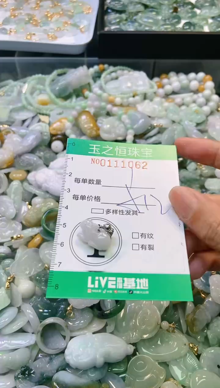 翡翠未镶嵌颈饰闪购0111062