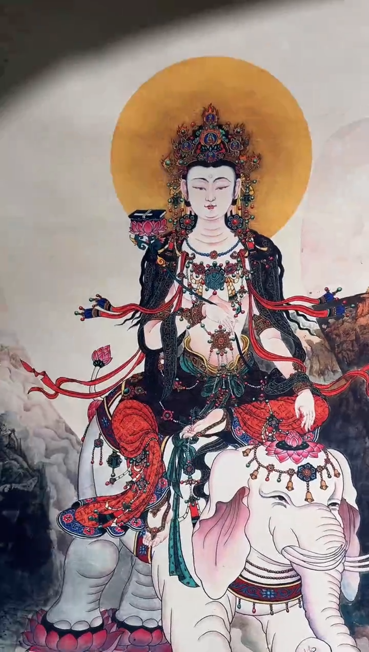 卷轴画天天的唐卡tk160