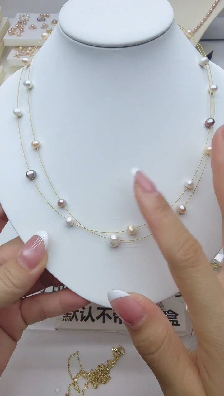 合金淡水珍珠珠宝奇石079