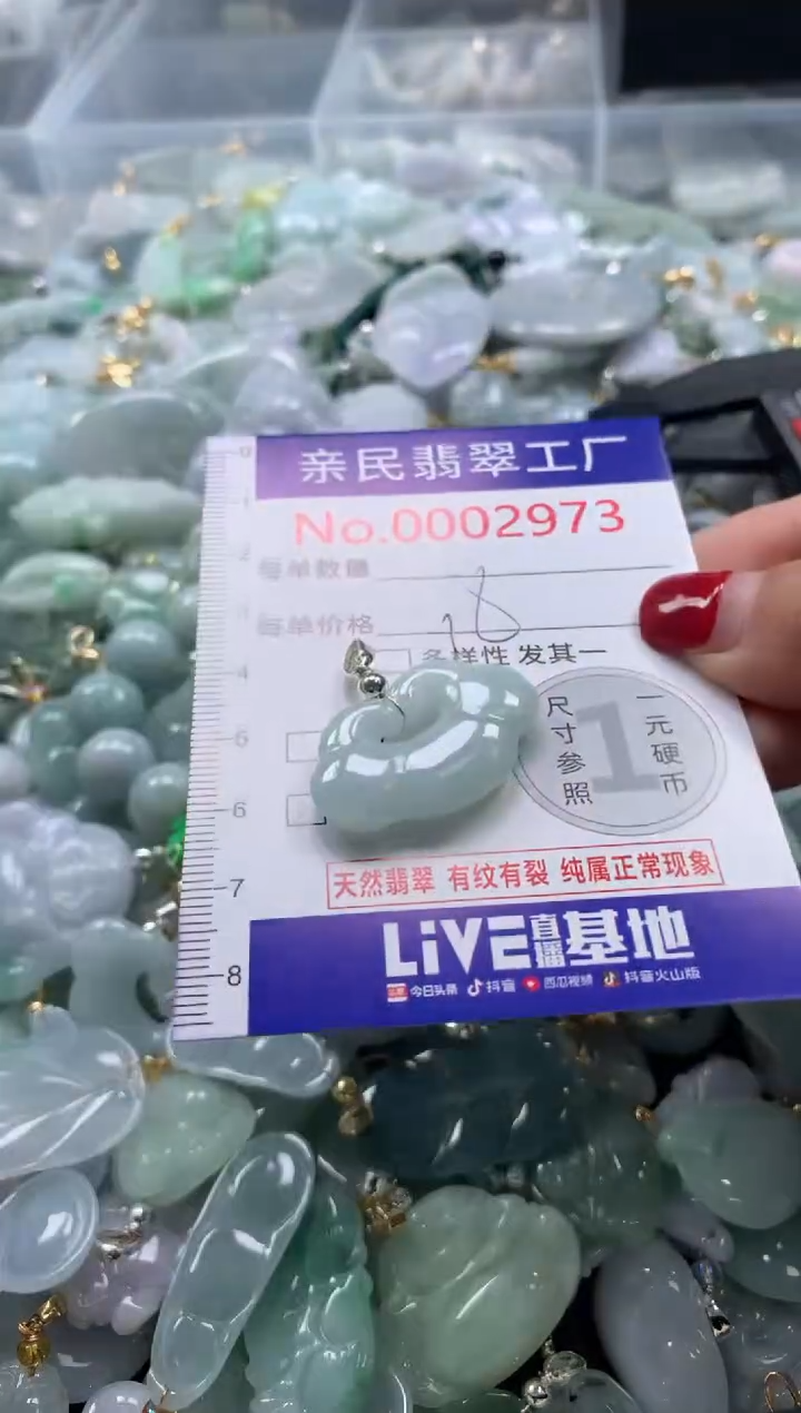 吊坠(不含链)未镶嵌翡翠2973