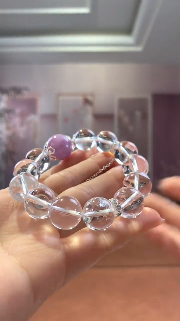 【闪购商品】水晶手串未镶嵌白水晶单圈