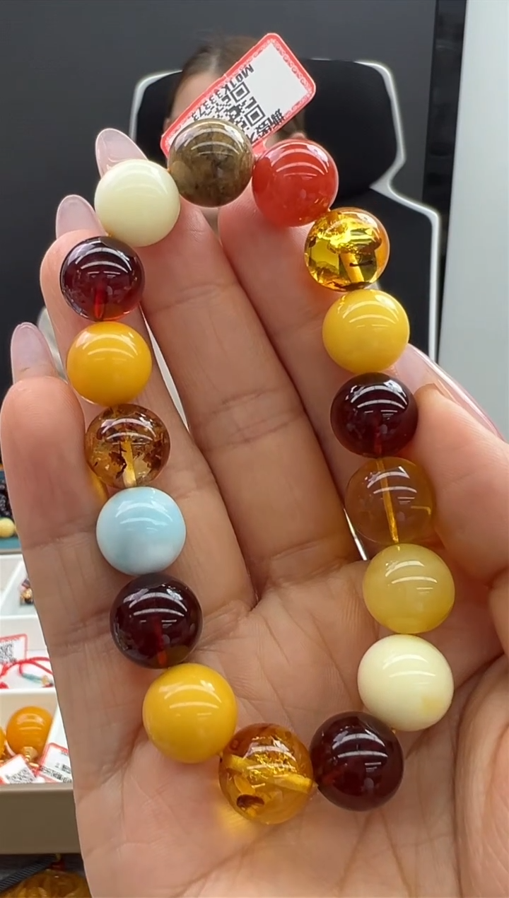 【闪购商品】琥珀手串未镶嵌761秒拍号