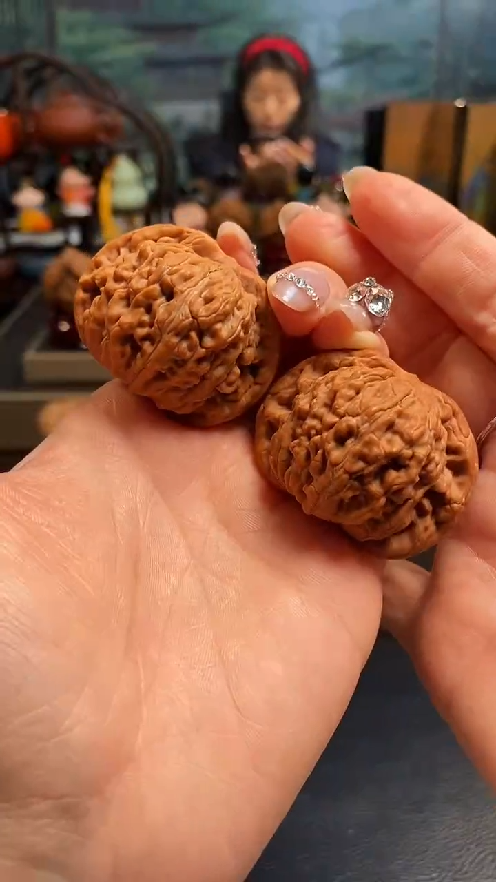 【闪购商品】文玩核桃把件H754四座楼45