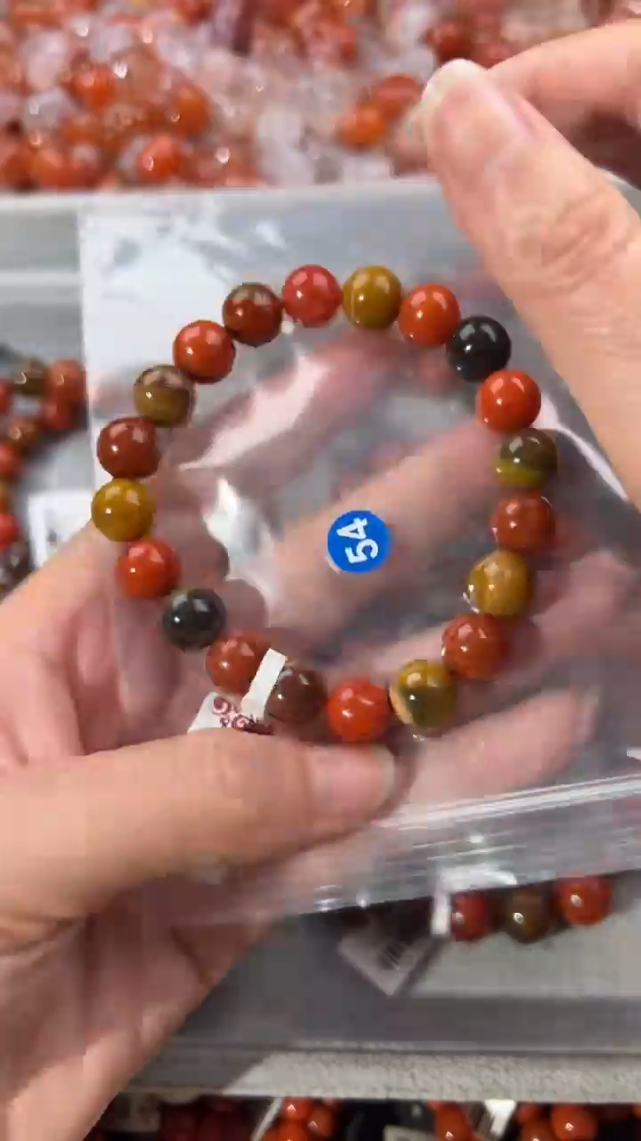 南红玛瑙手串未镶嵌10+