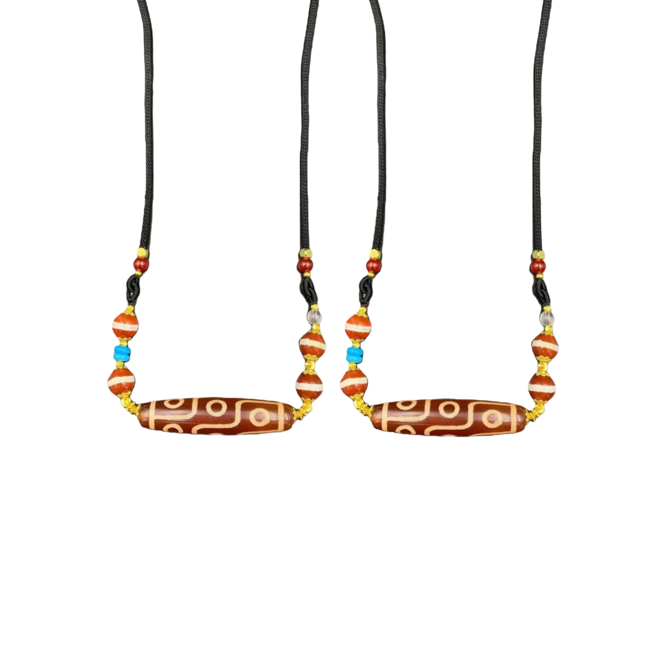 红肉一线药师九眼玛瑙吊坠(多样性发其一) A28-534