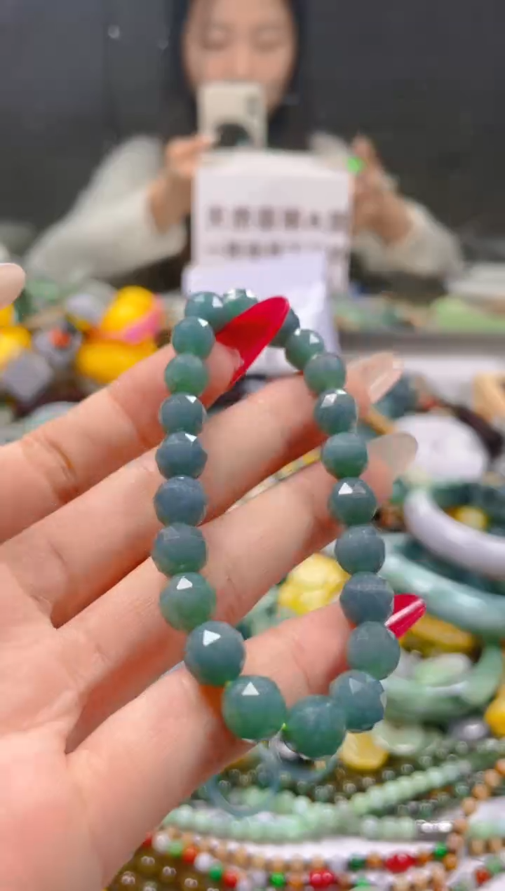 【闪购商品】翡翠颈饰未镶嵌7MM/L/翡翠A货一图一物