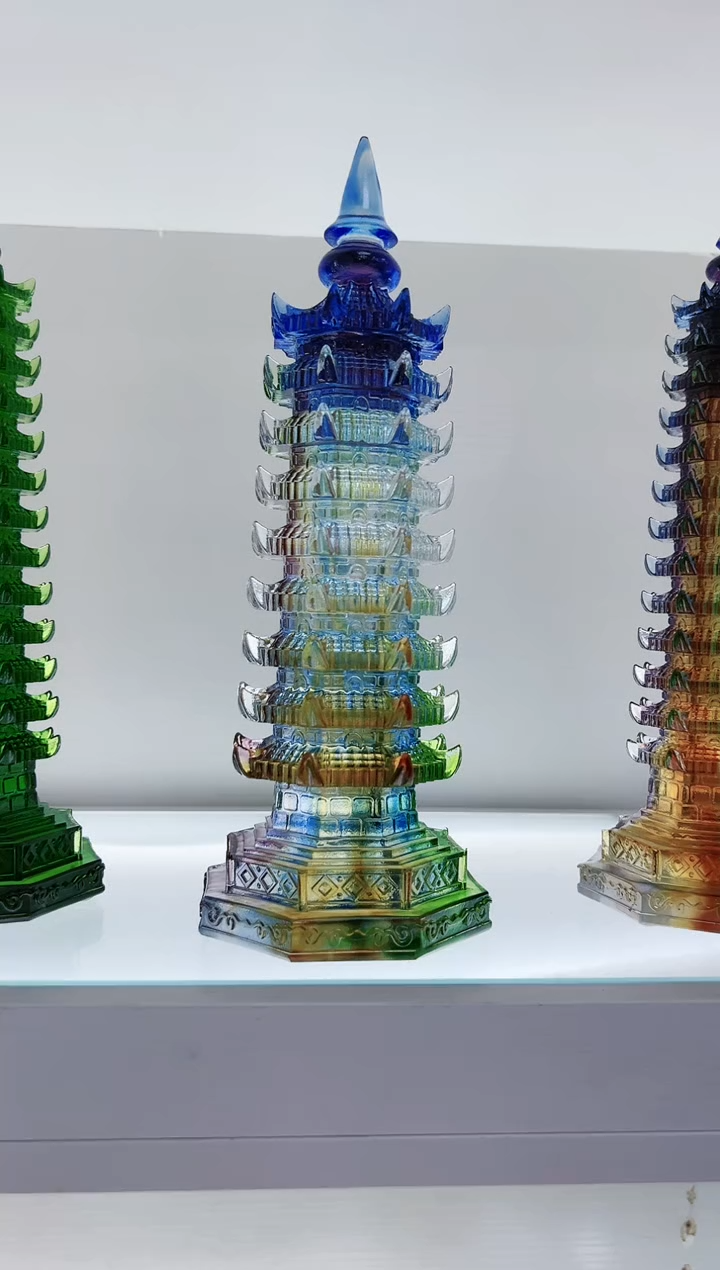 【闪购商品】茶宠古法琉璃文昌塔