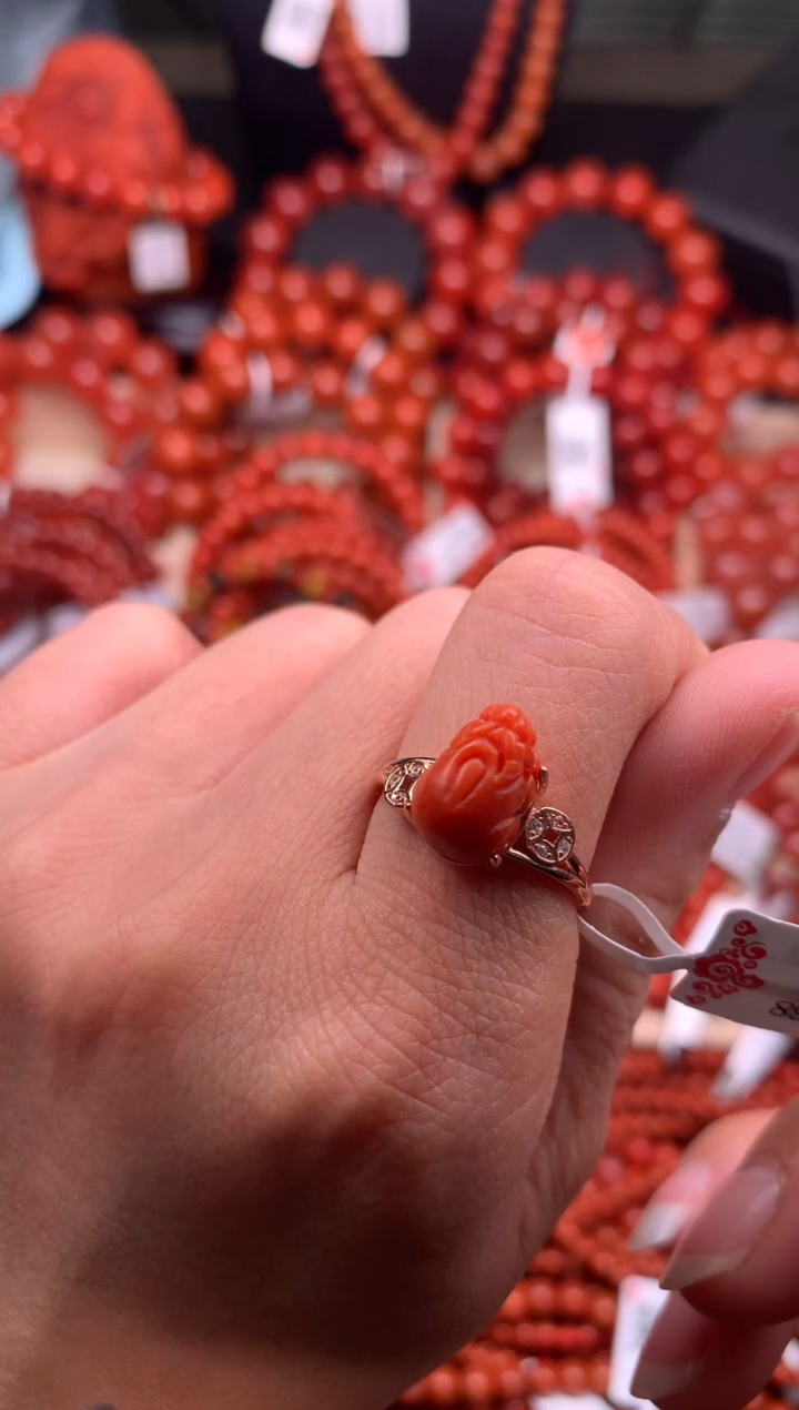 【闪购商品】南红玛瑙珠宝奇石银S925镶嵌S925X