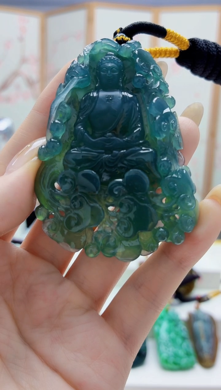 未镶嵌定制翡翠5060jw-毛货挂件121