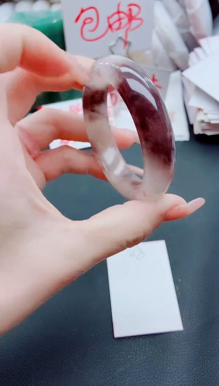 【闪购商品】石英质玉手镯未镶嵌J8-53-54