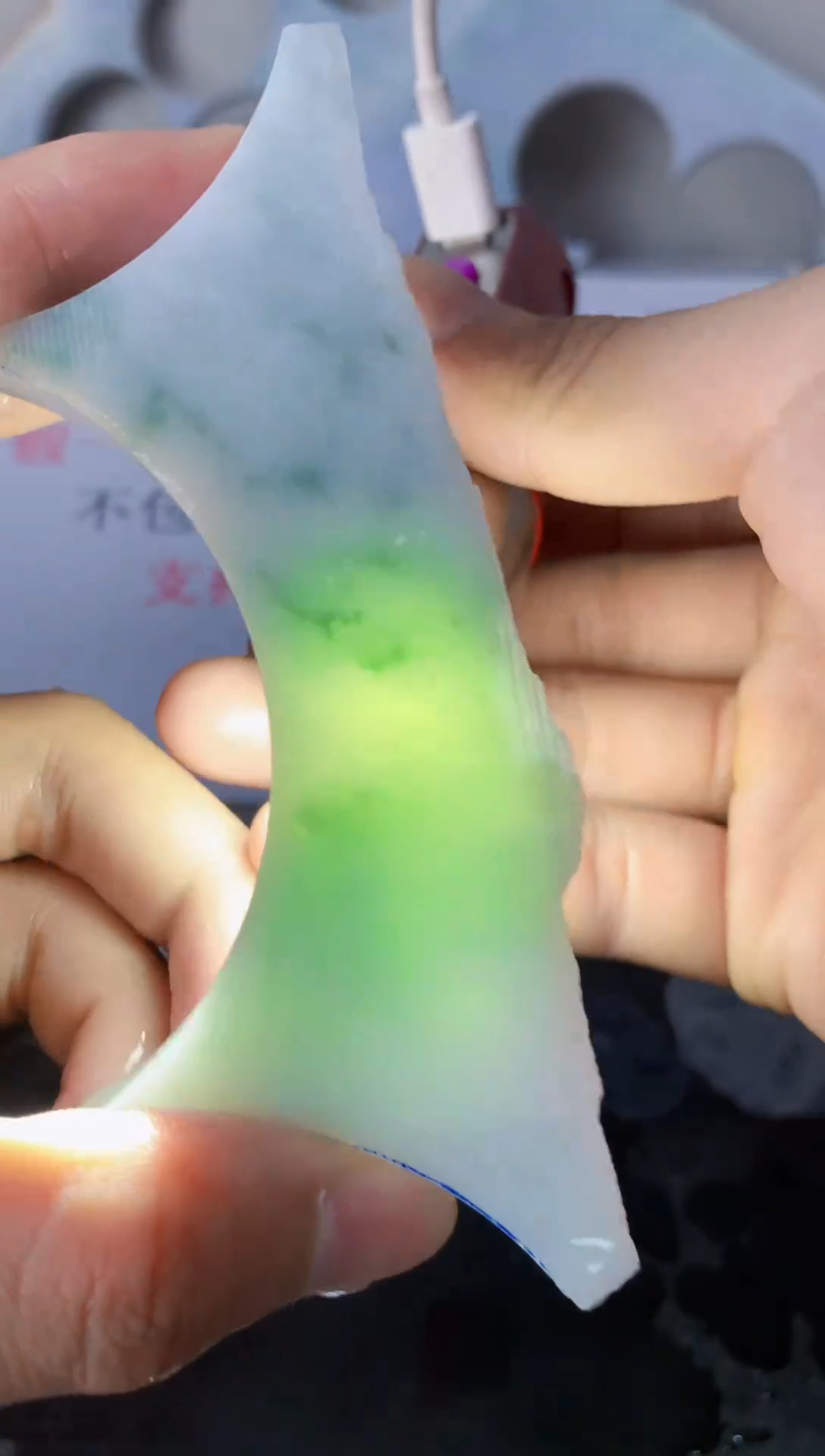 裸石翡翠天然缅甸A货翡翠FC42