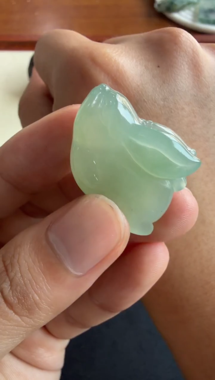 未镶嵌定制翡翠兔子