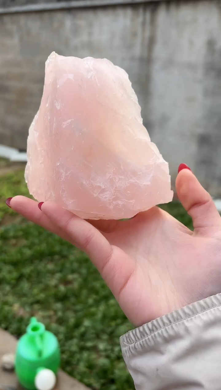 【闪购商品】水晶摆件未镶嵌粉水晶721