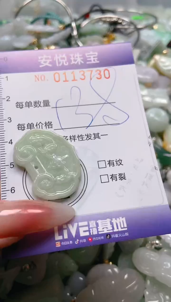 【闪购商品】翡翠颈饰未镶嵌闪购0113730