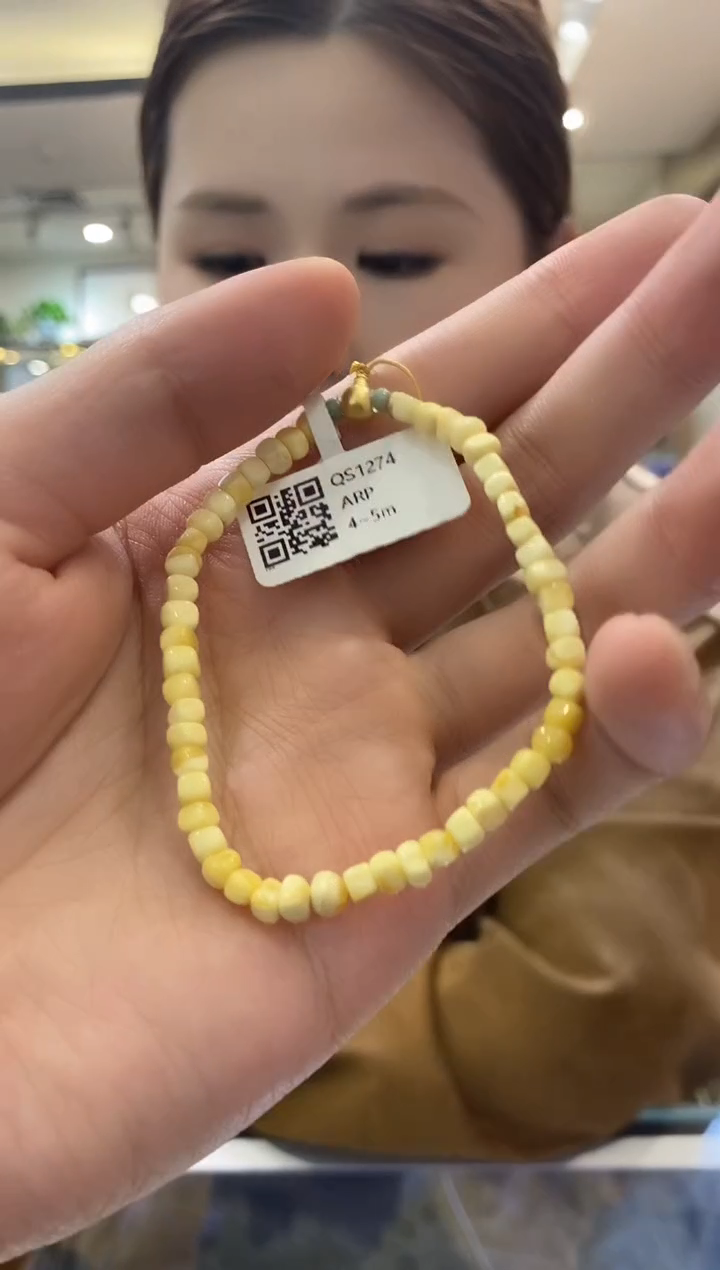 【闪购商品】蜜蜡颈饰未镶嵌QS1274琥珀蜜蜡