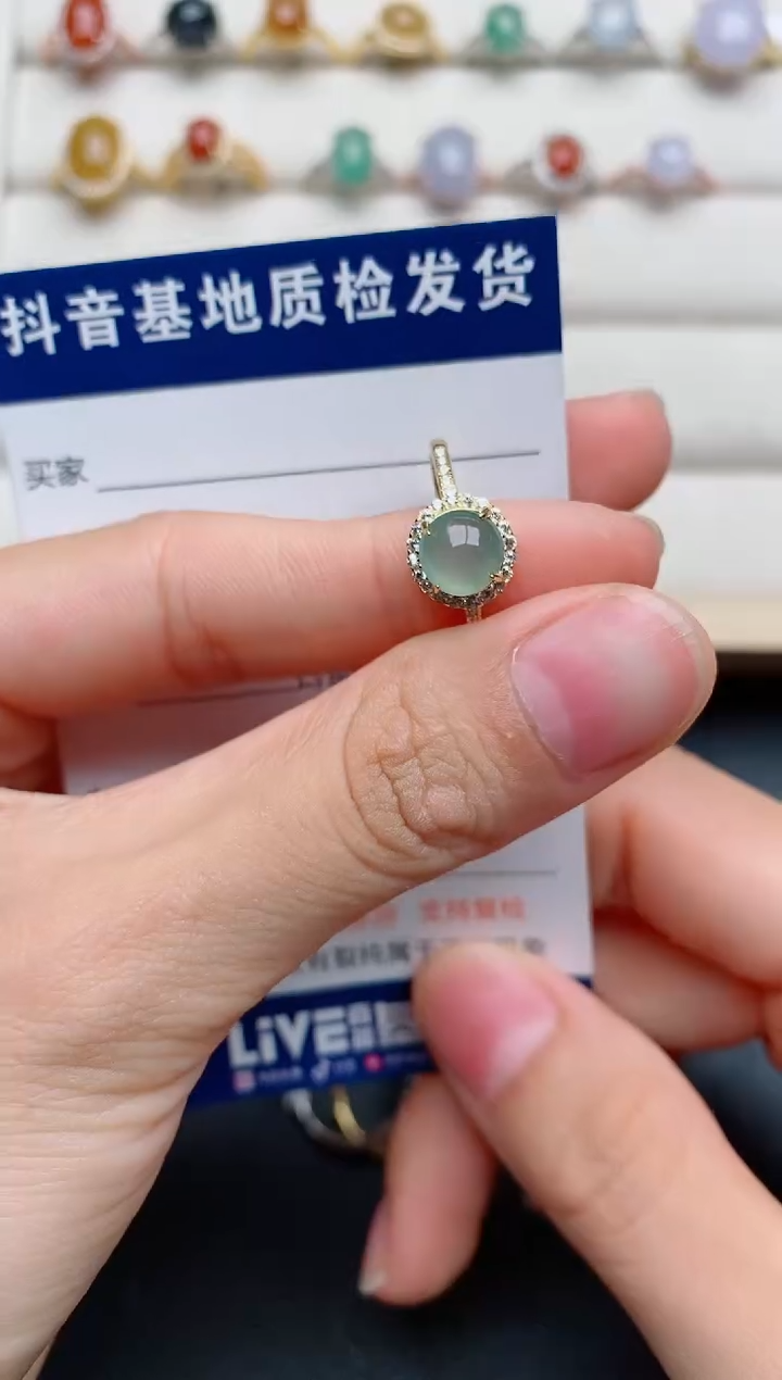 【闪购商品】翡翠戒指银S925镶嵌......