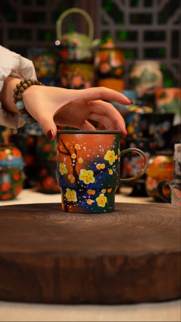 油画   手绘 釉下彩
